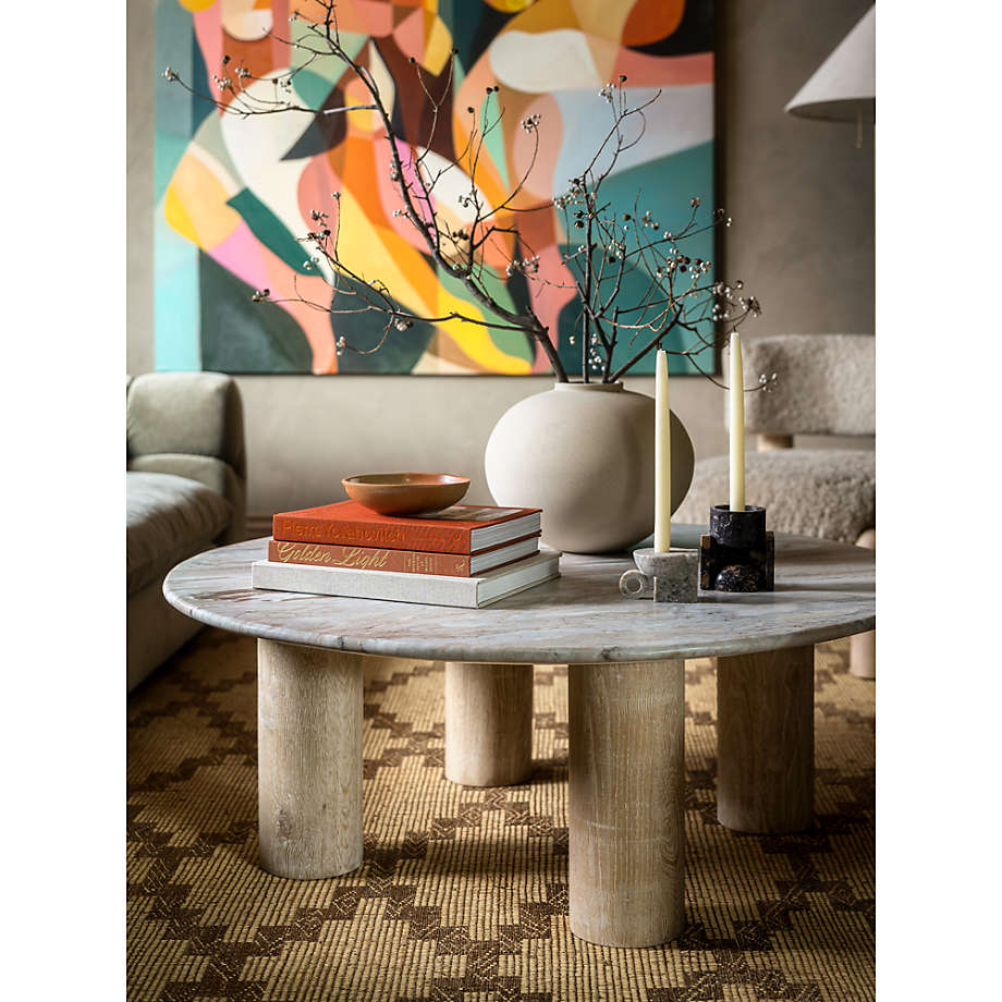 Crate and barrel deals coffee table round